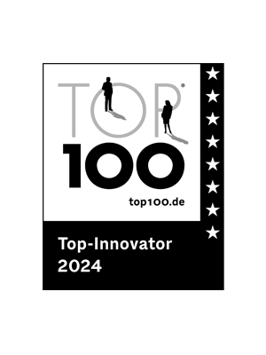 [Translate to English:] Siegel Top 100 Auszeichnung 2024